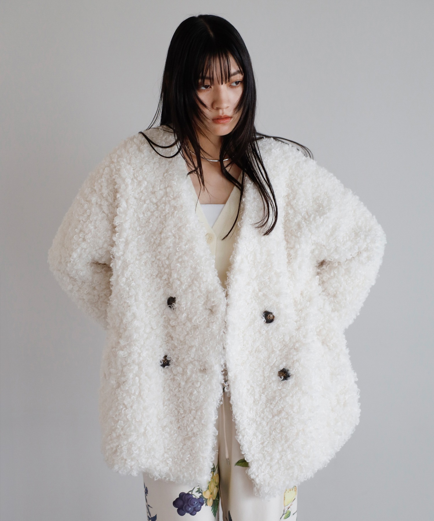 model：H167 着用サイズ：FREE