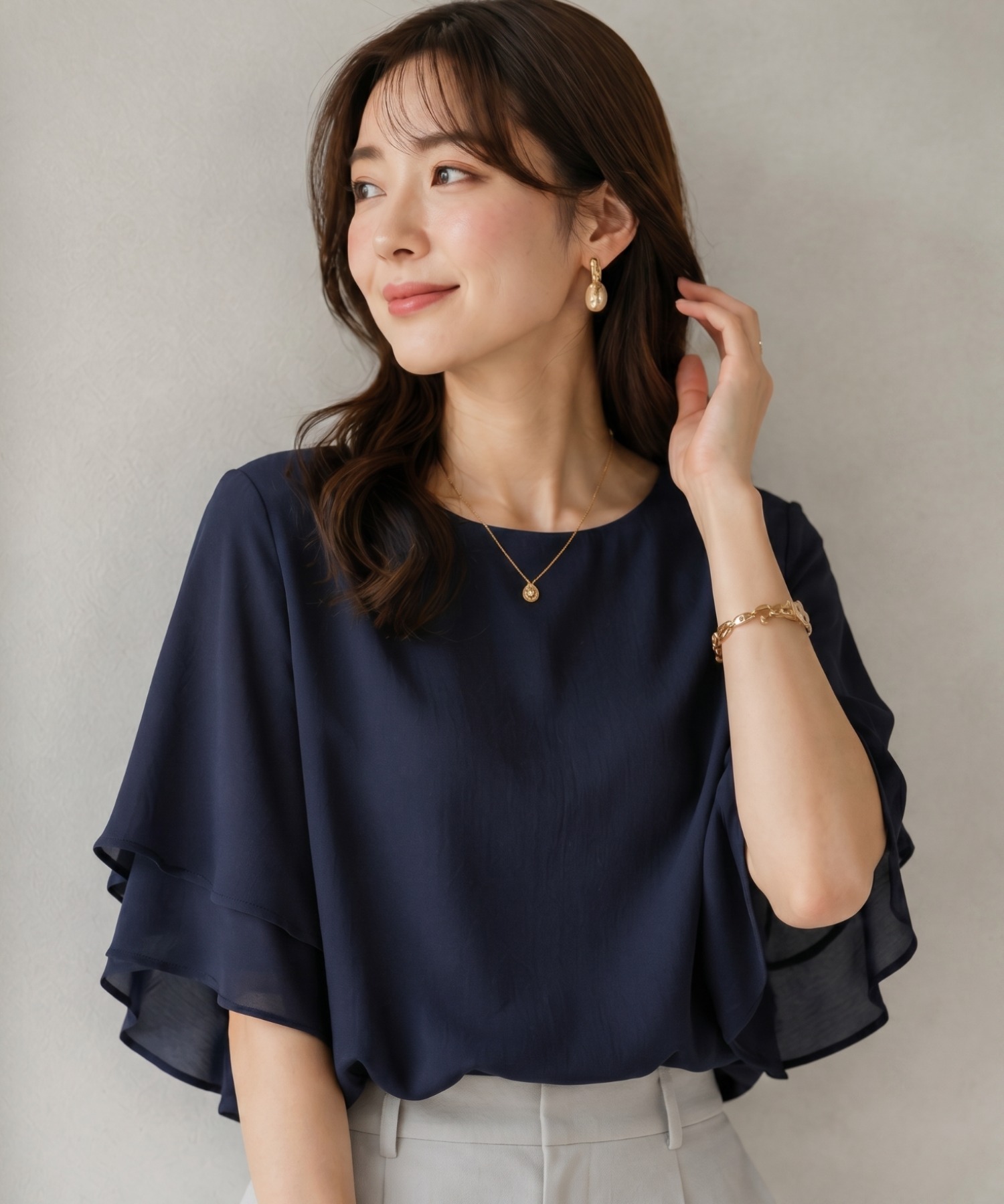 画像に生成AIを使用(モデル身長 163cm設定)実物と若干異なる場合がございますので詳細画像とあわせてご確認ください。