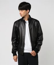 シープレザー リブジャケット