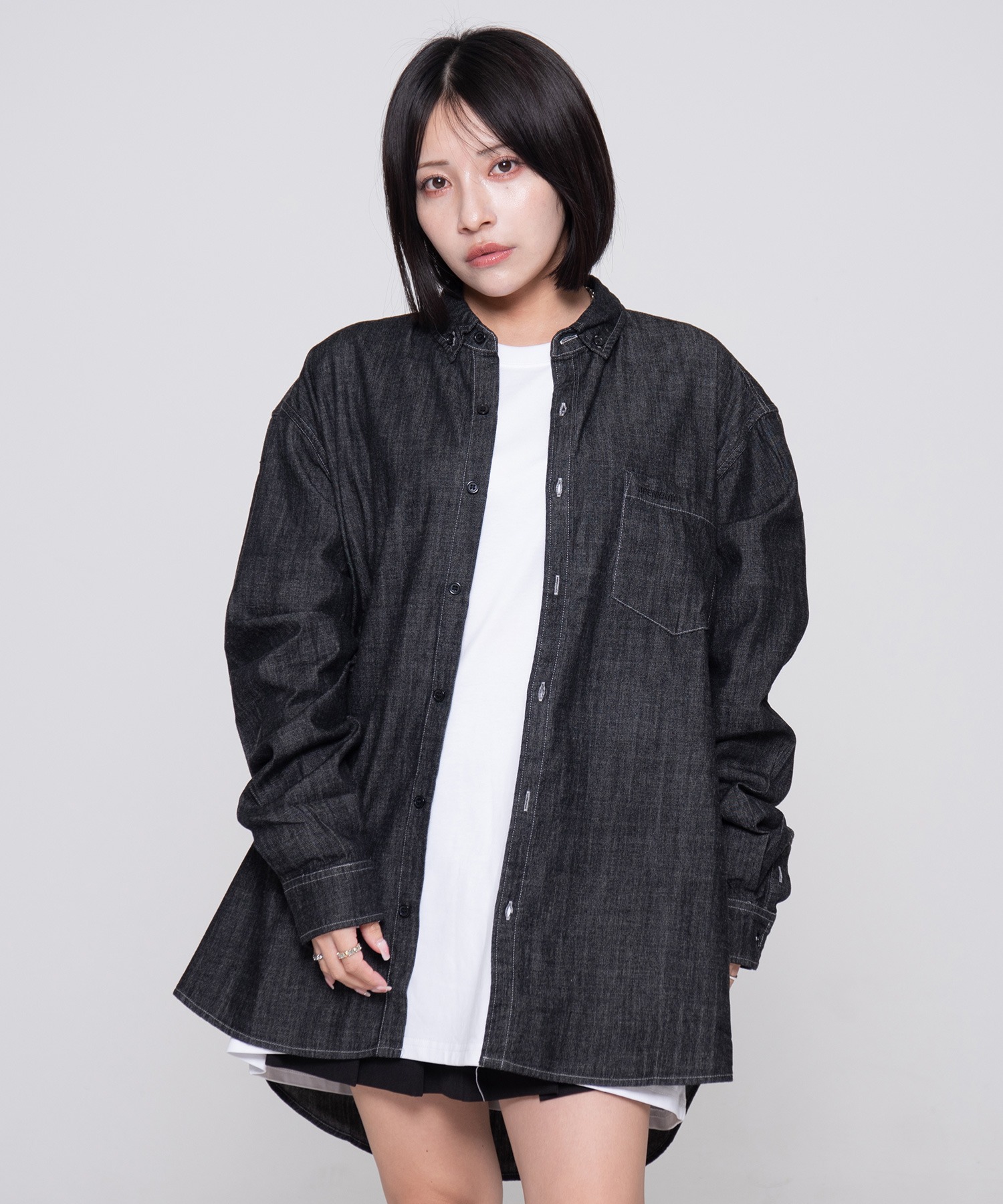 OY/オーワイ』 WASHED DENIM SHIRTS/ウォッシュド デニムシャツ