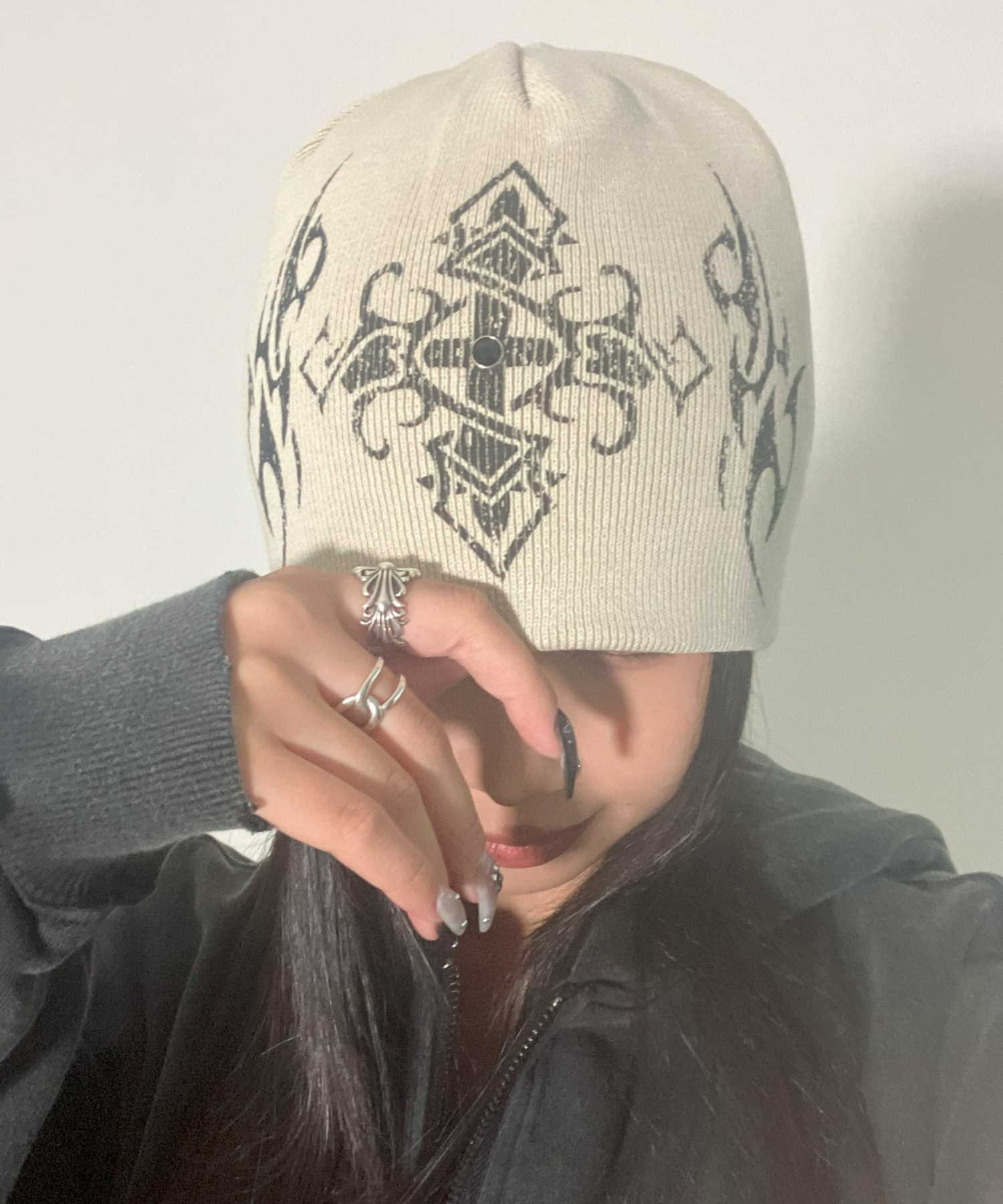 帽子 endless made New Arrival🇺🇸 【90s Zig-Zag Man Cotton Cap