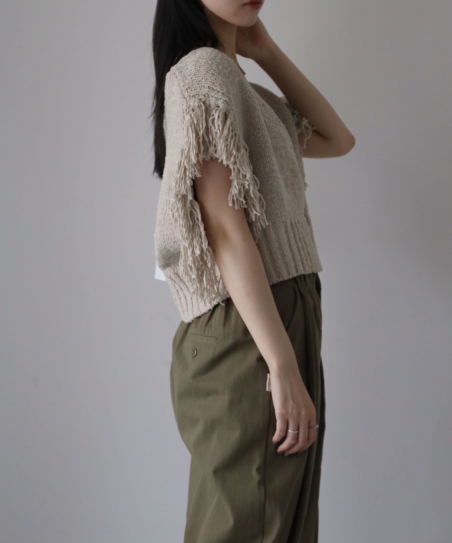 model：164cm. 着用サイズ：FREE