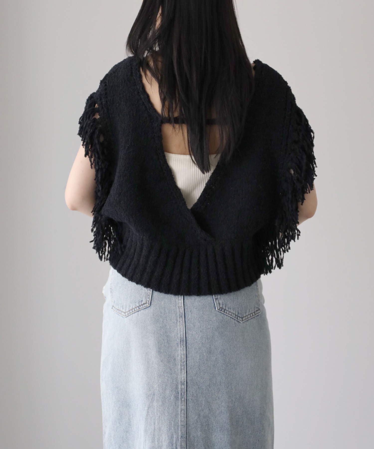 model：164cm. 着用サイズ：FREE