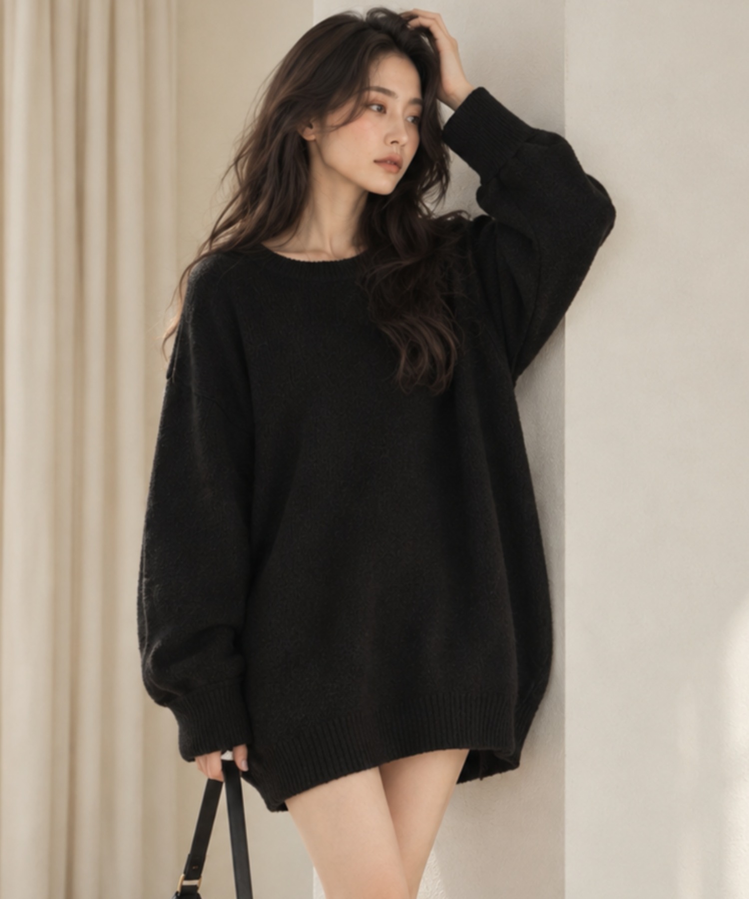 モデル身長：158cm 着用サイズ：FREE