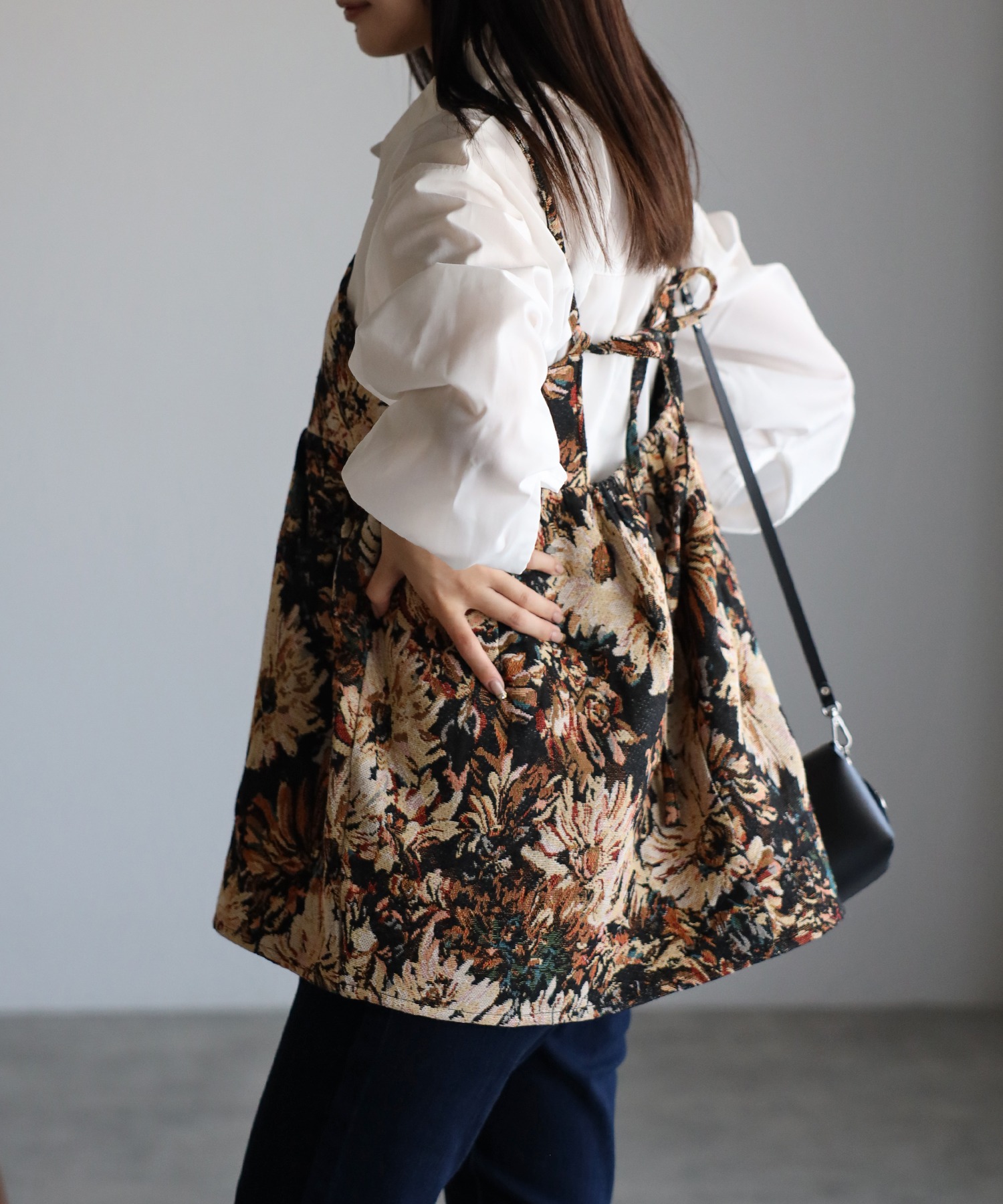 model：162cm 着用サイズ：F