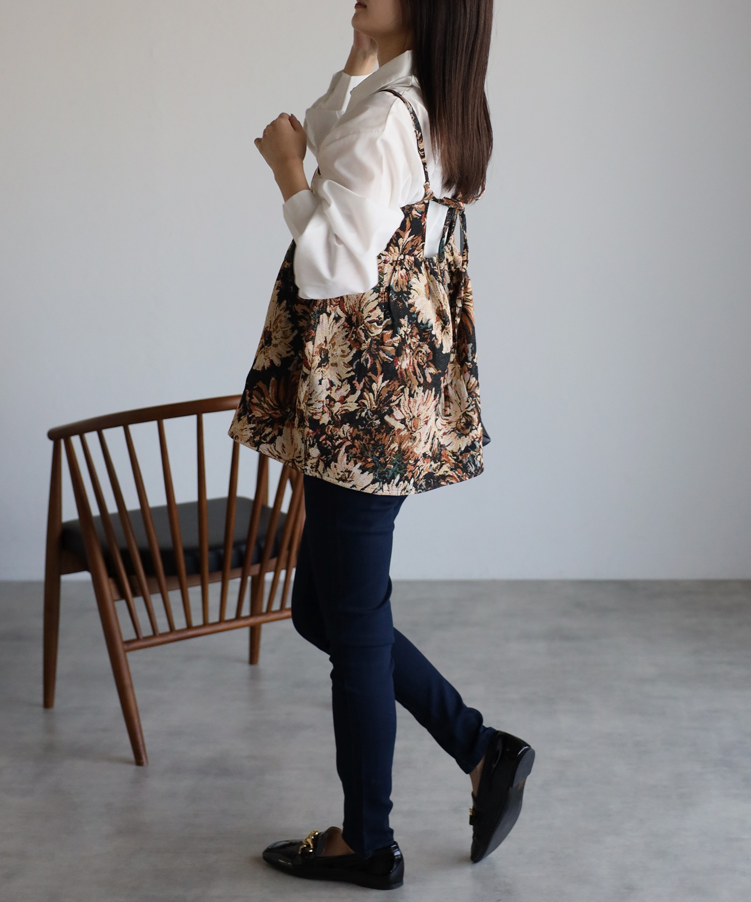 model：162cm 着用サイズ：F