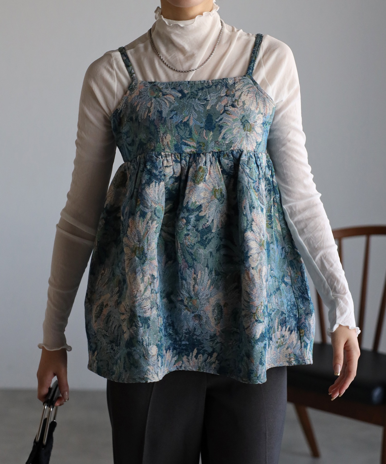 model：162cm 着用サイズ：F
