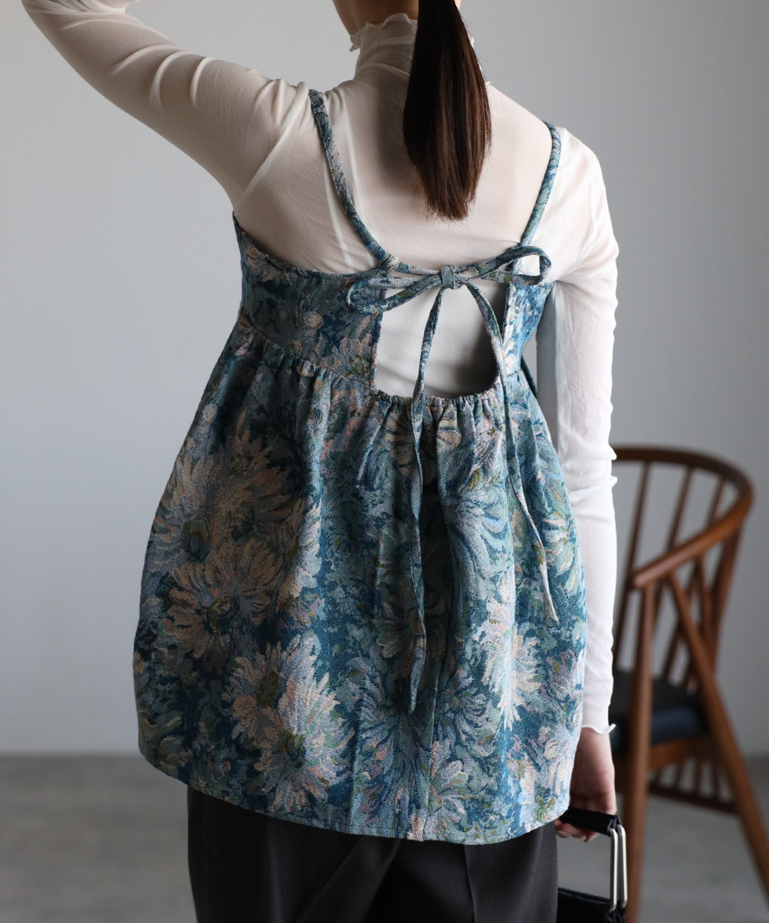 model：162cm 着用サイズ：F
