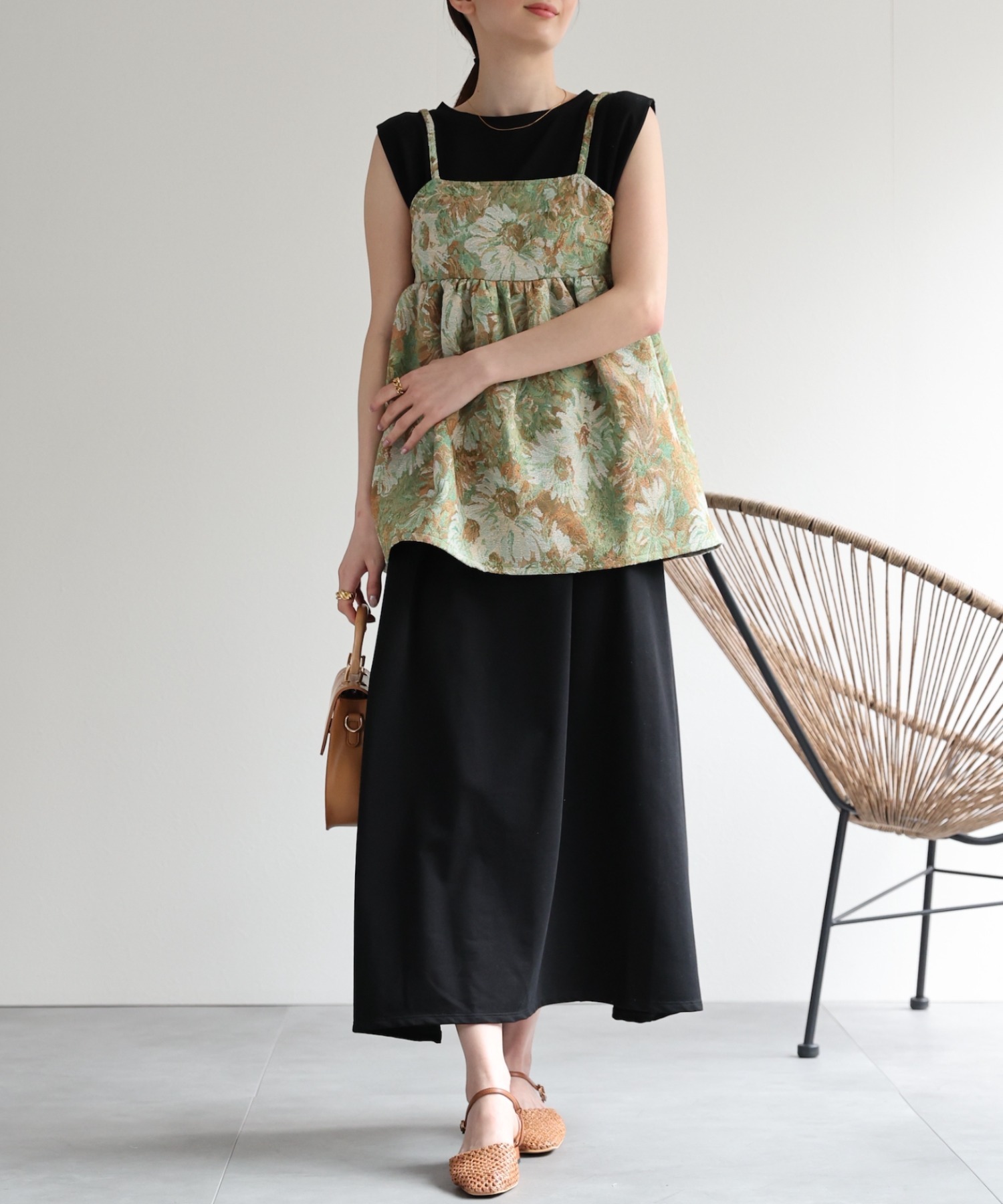 model：162cm 着用サイズ：F