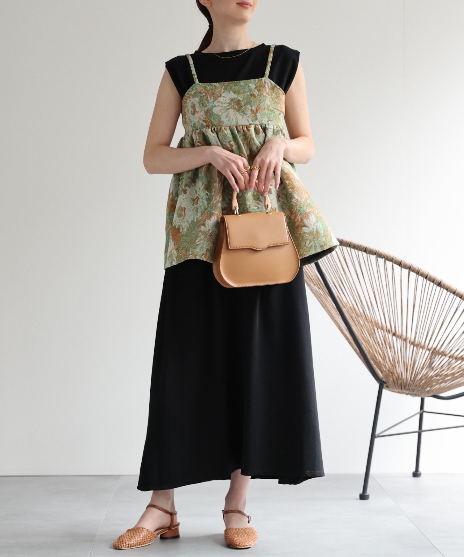 model：162cm 着用サイズ：F