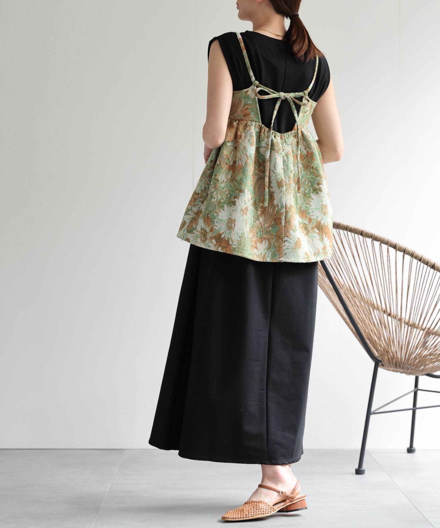 model：162cm 着用サイズ：F