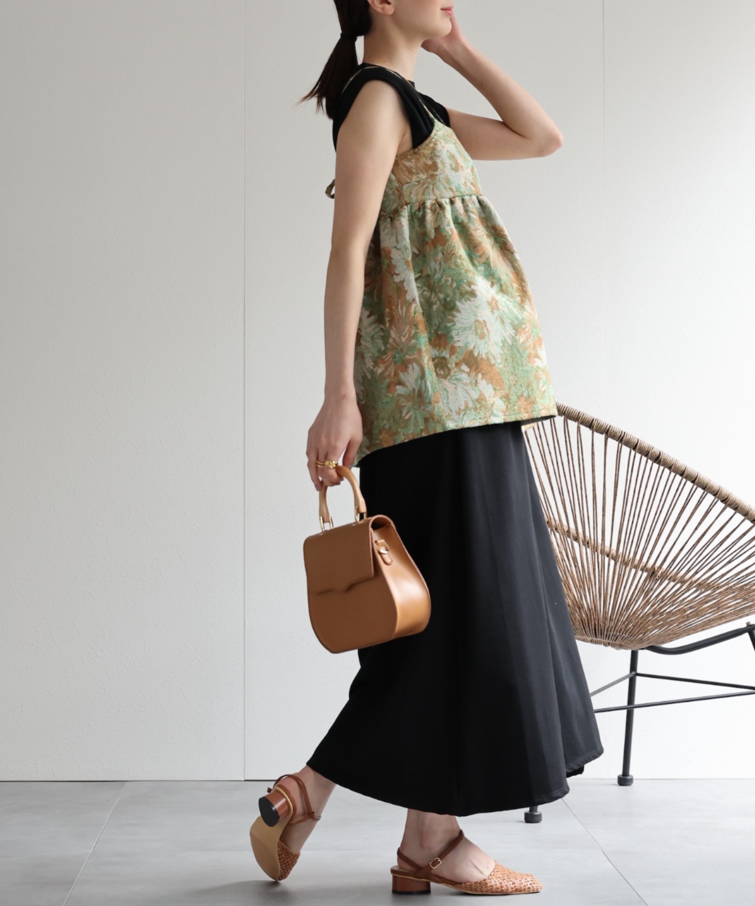 model：162cm 着用サイズ：F