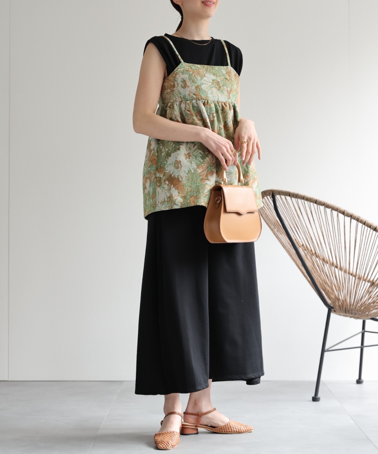 model：162cm 着用サイズ：F