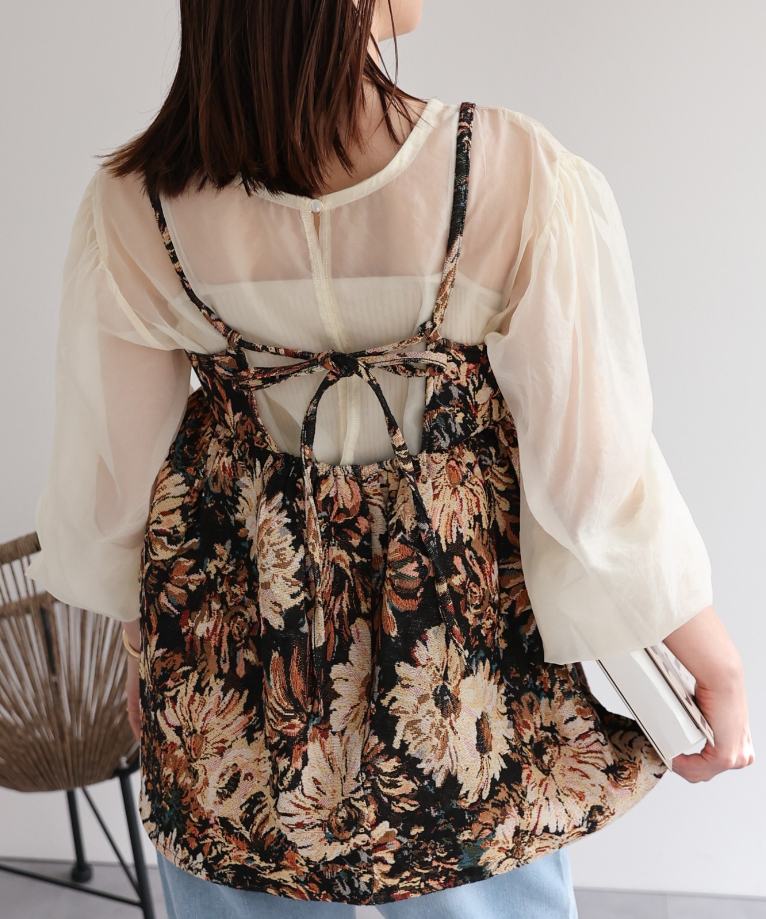 model：162cm 着用サイズ：F