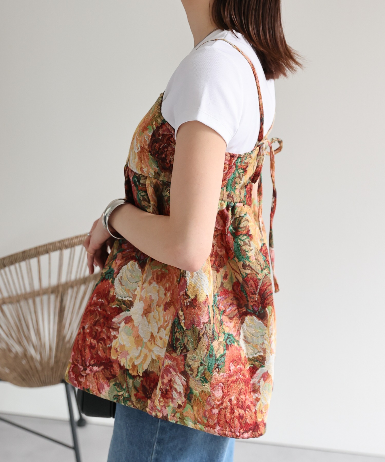model：162cm 着用サイズ：F