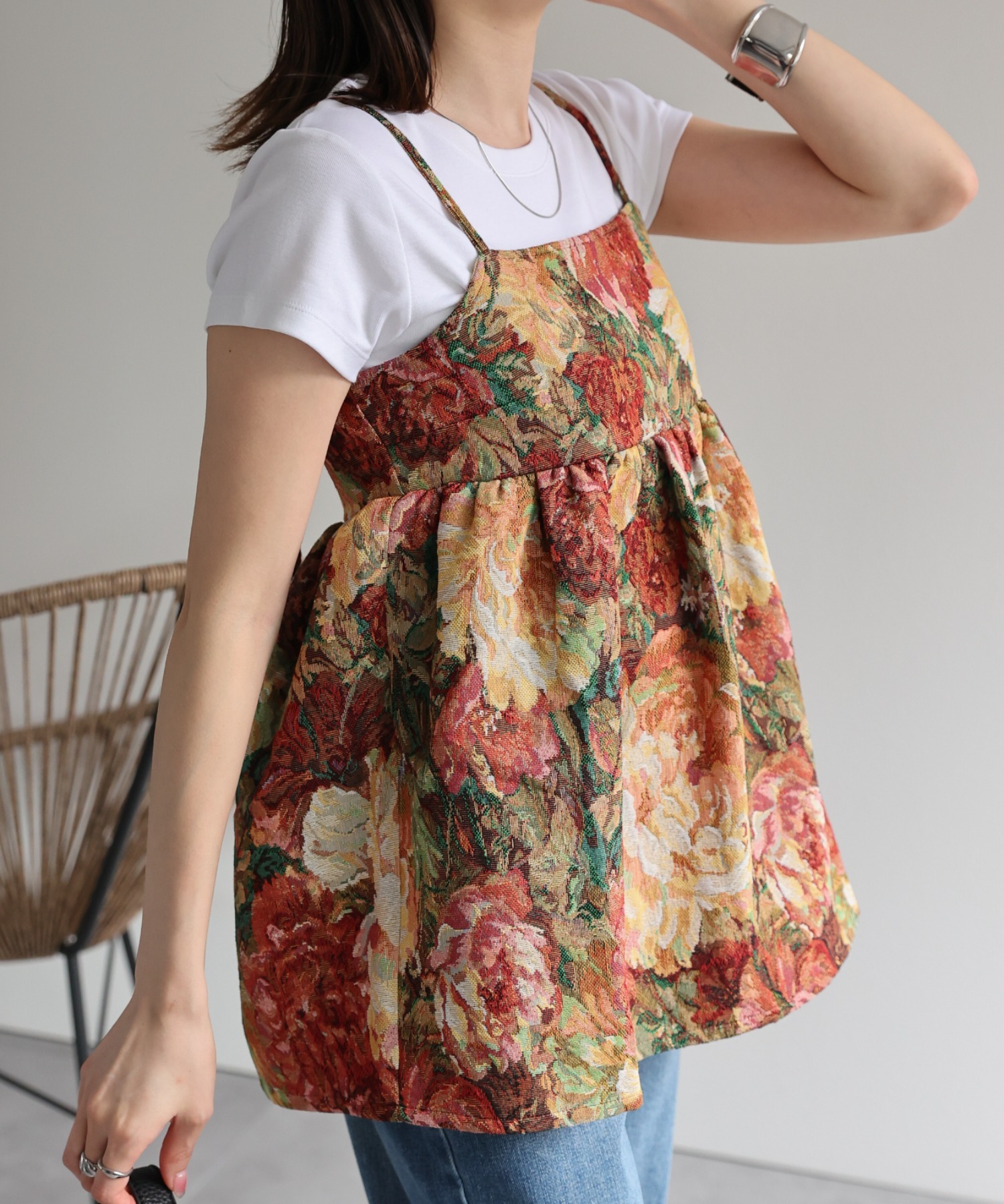 model：162cm 着用サイズ：F