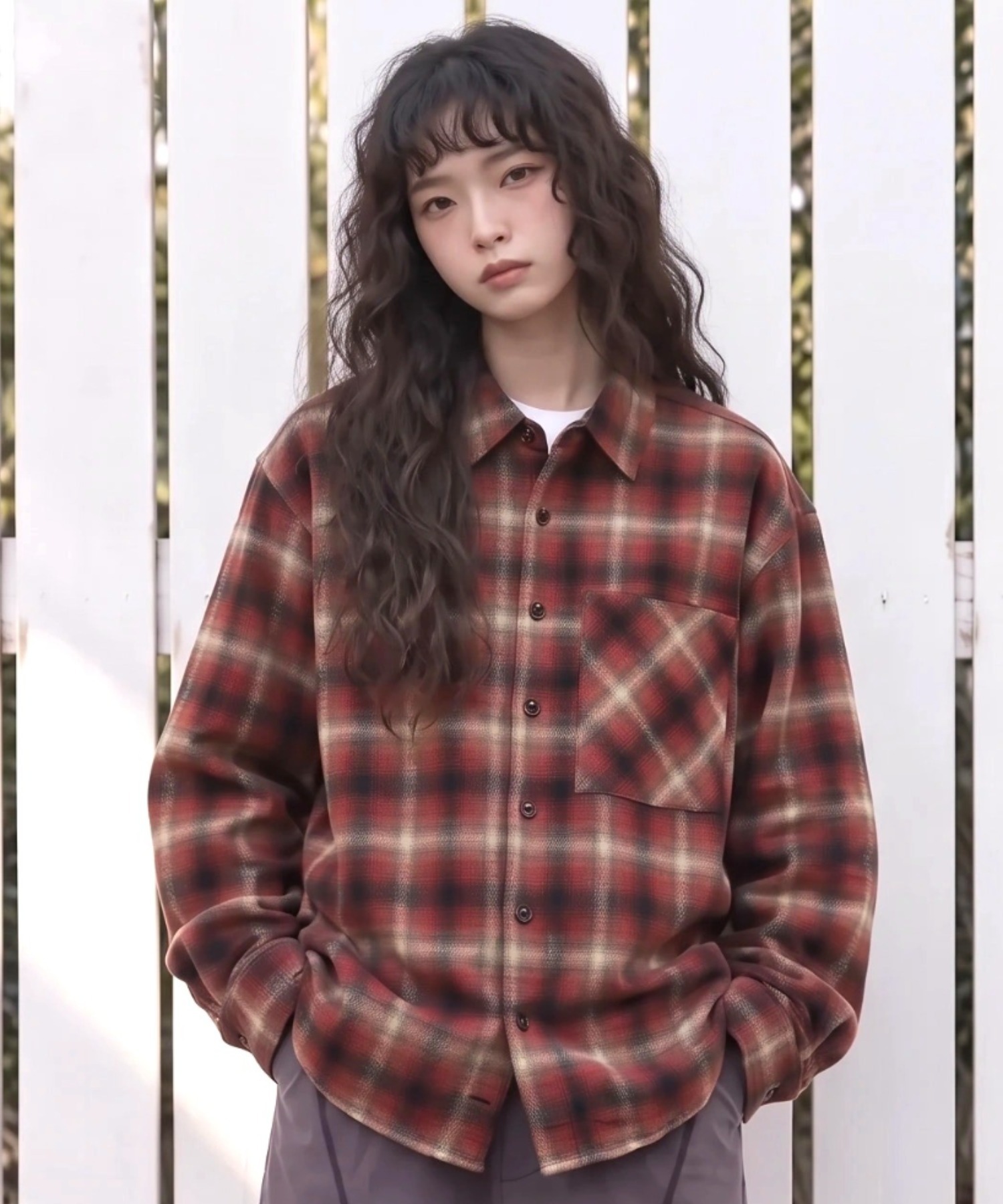 mahagrid/マハグリット』 FLANNEL CHECK SHIRT/フランネルチェック