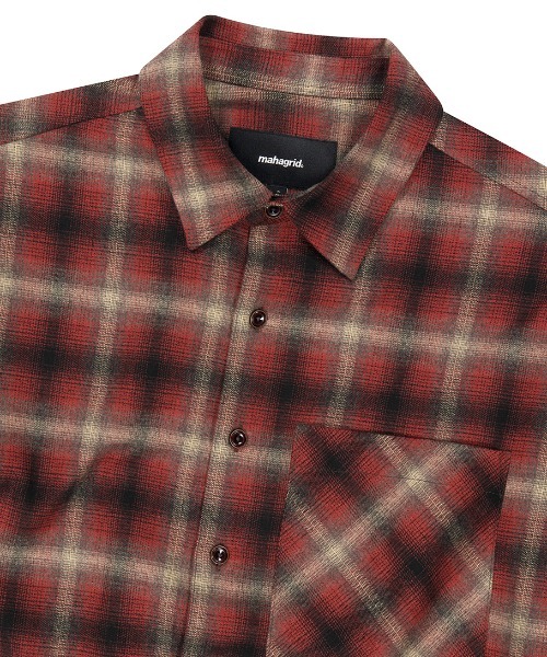 mahagrid/マハグリット』 FLANNEL CHECK SHIRT/フランネルチェック
