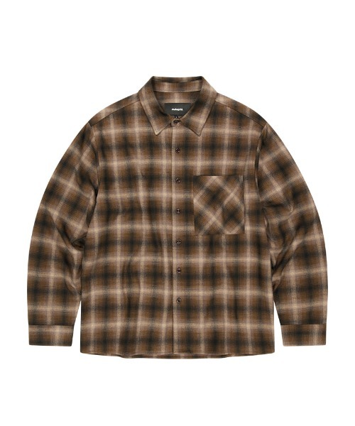 mahagrid/マハグリット』 FLANNEL CHECK SHIRT/フランネルチェック