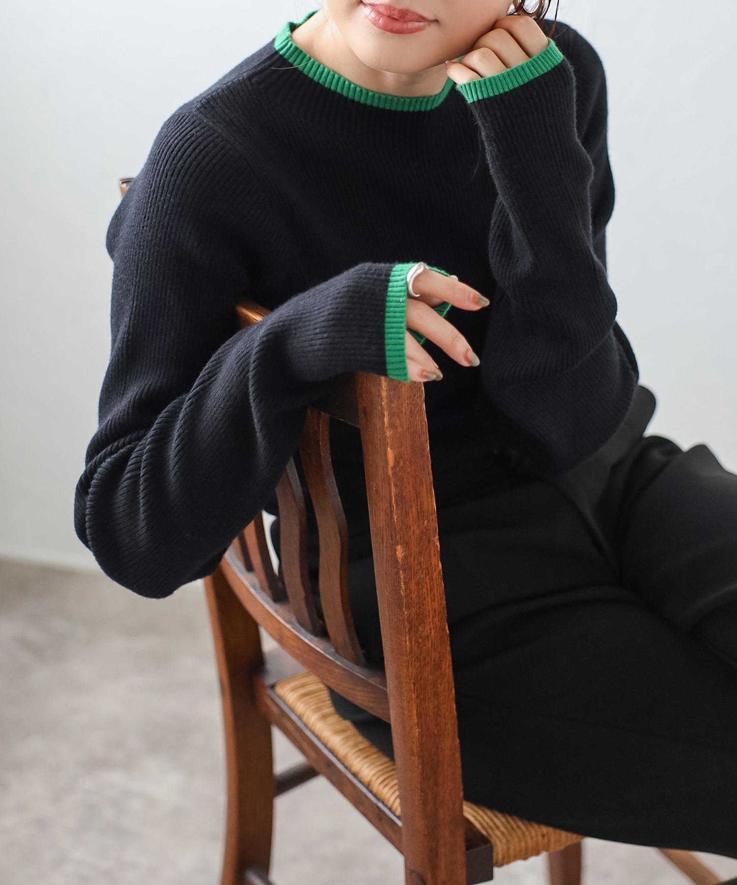 model：H158 着用サイズ：FREE
