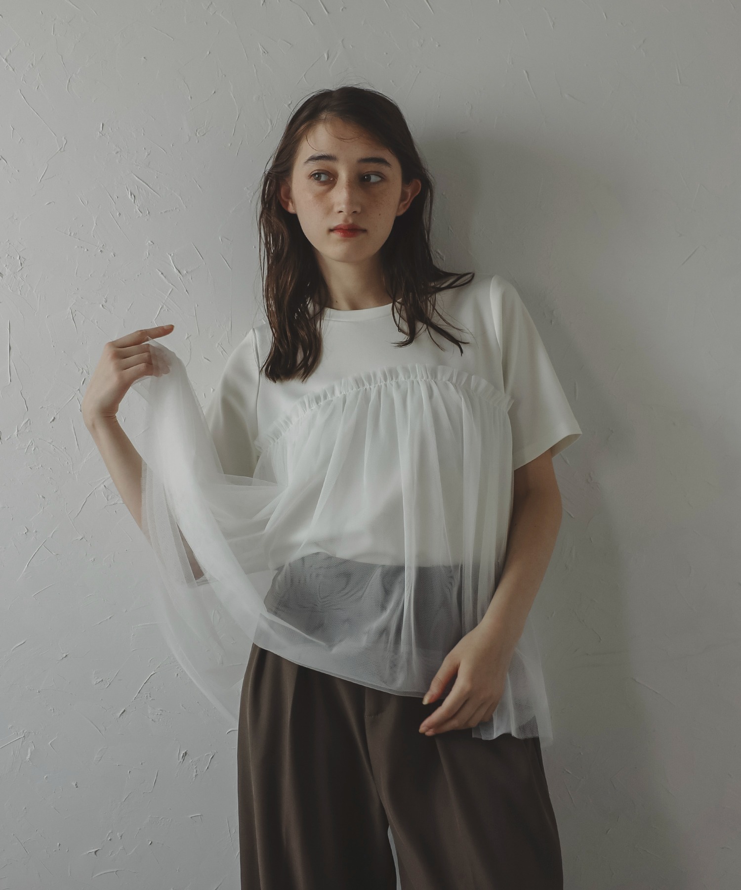 model：H164 着用サイズ：FREE