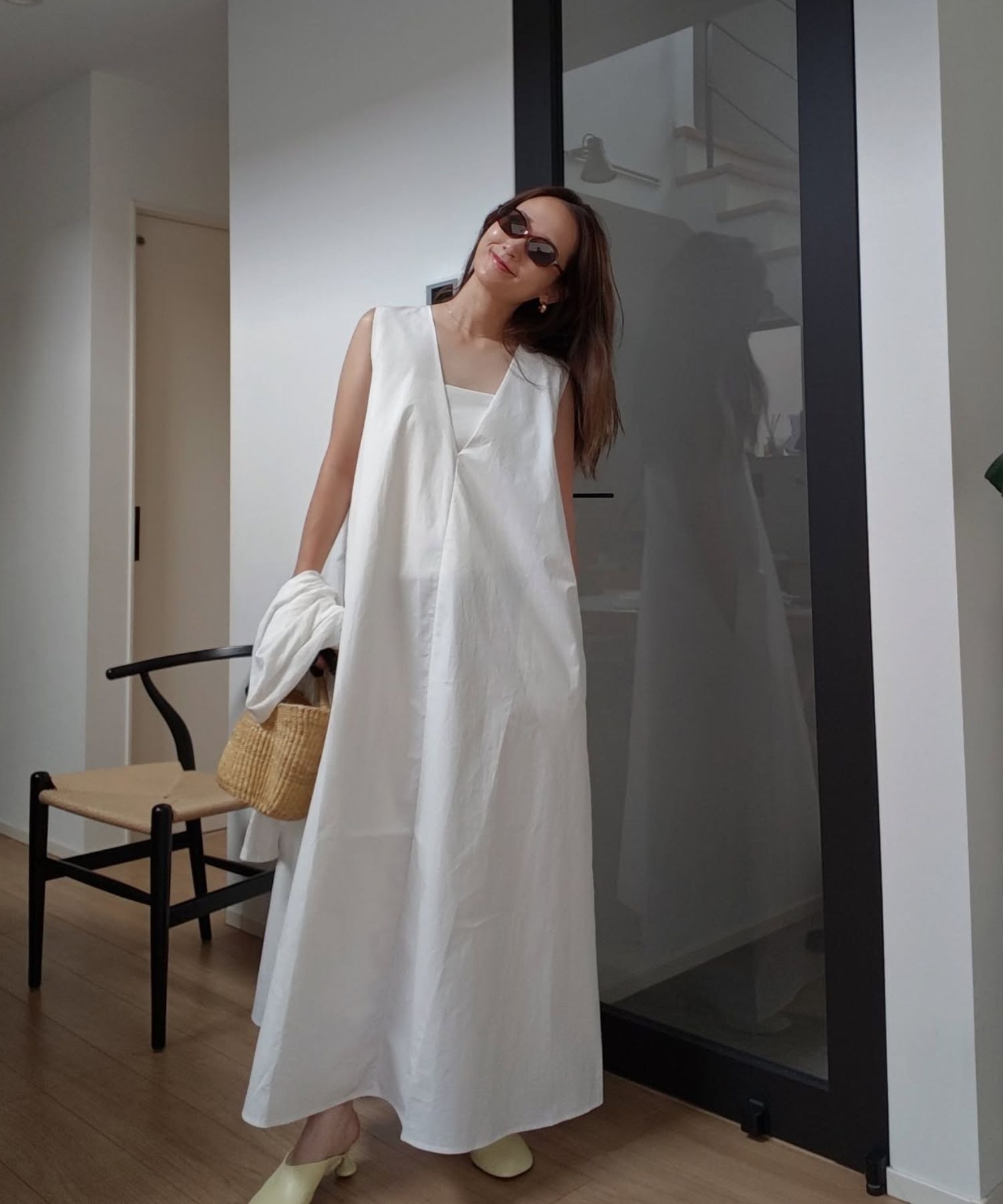 model：H158 着用サイズ：M