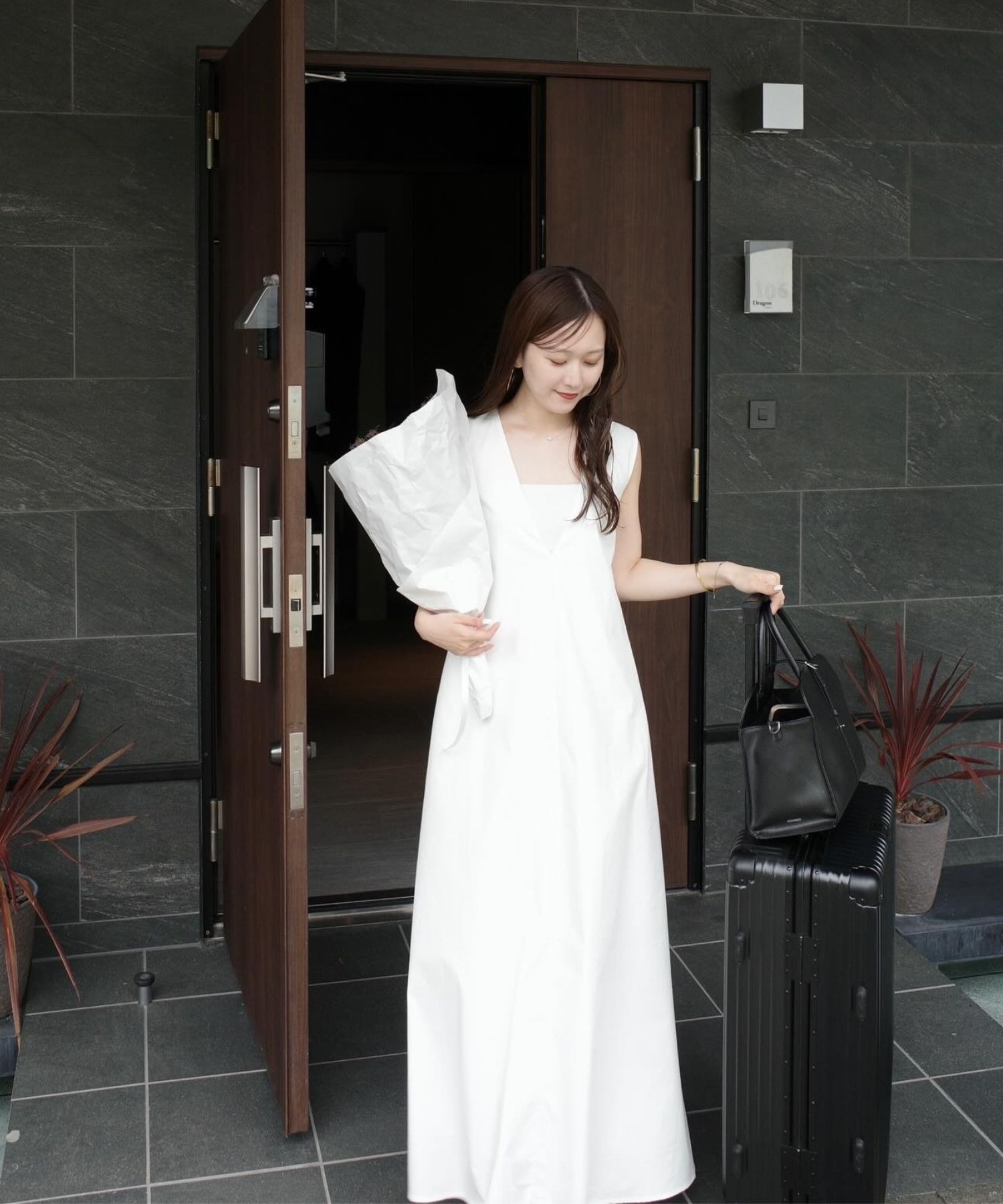 model：H158 着用サイズ：S