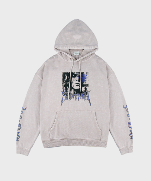 SP STANCE WOSHING Heavyweight Hood — футер‑худи графит