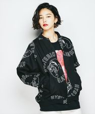 BB WALDO総柄 リブジャケット