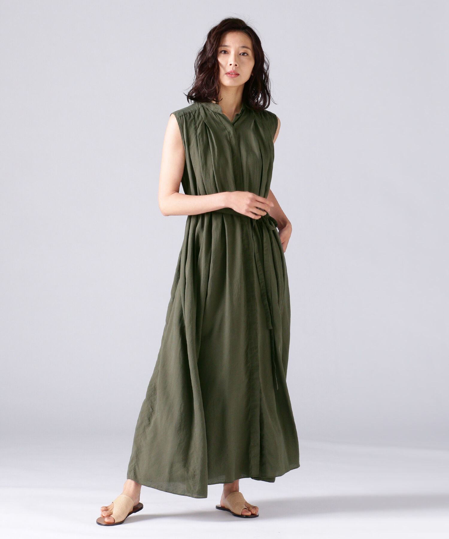 Ak 1 テンセル ロングワンピース Economlife Com