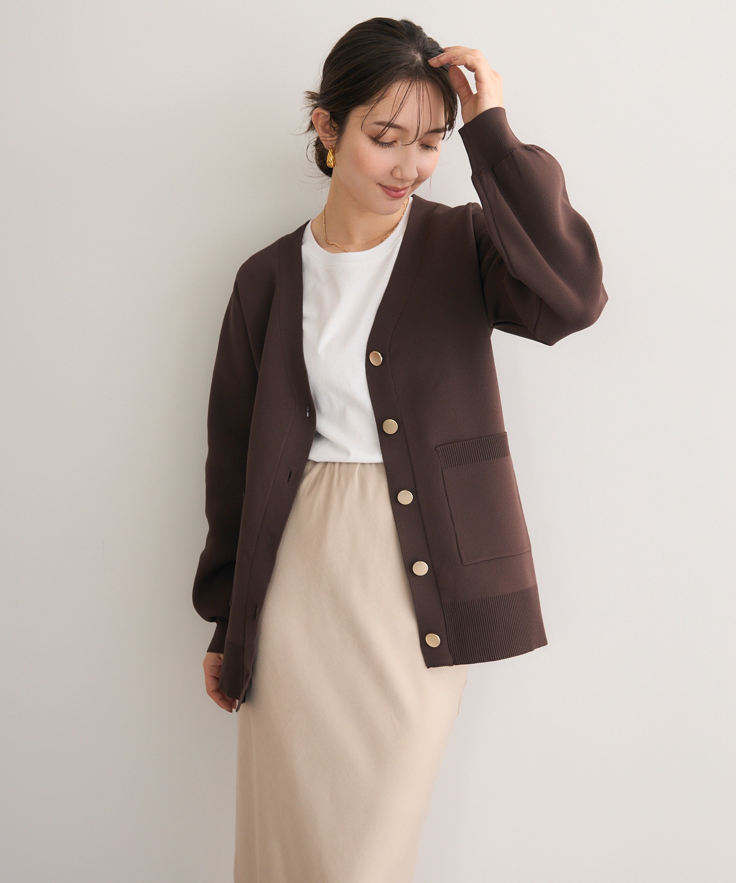 model：H168 着用サイズ：FREE