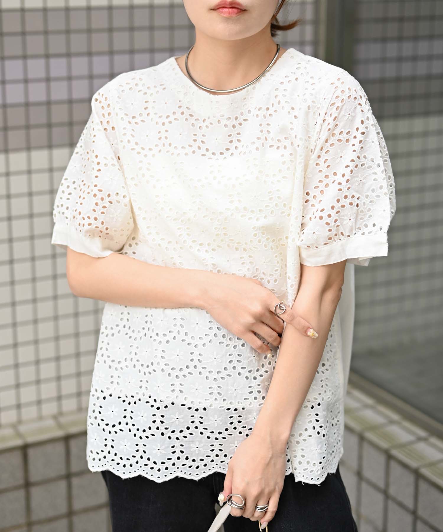 model：H156 着用サイズ:M
