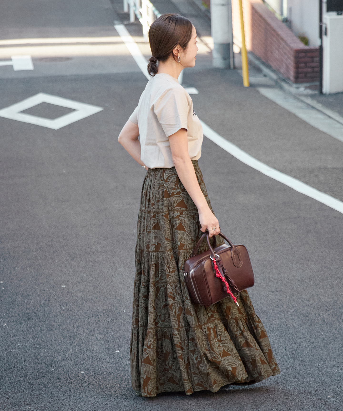 オリエンタルティアードスカート