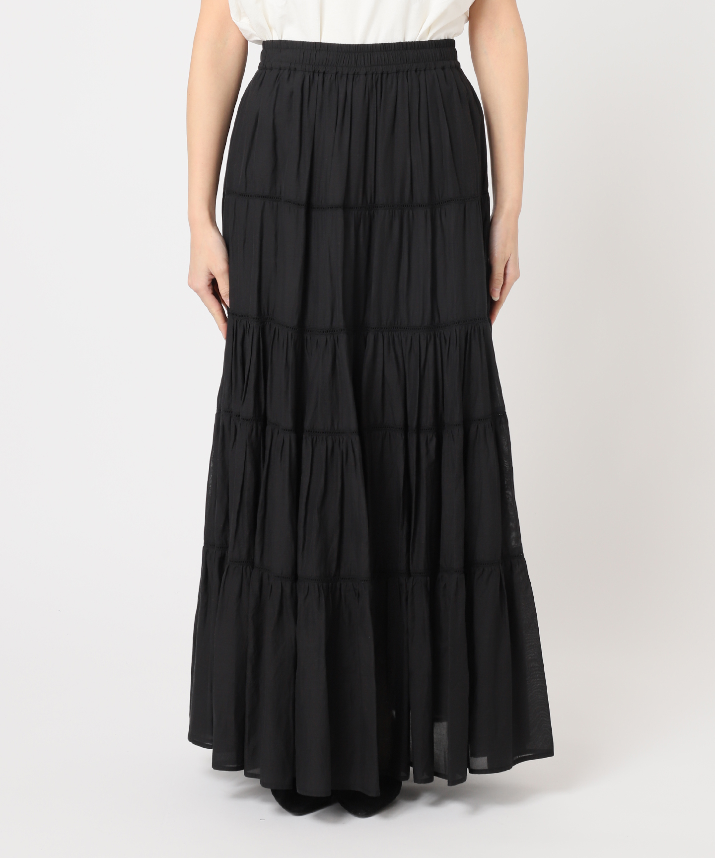 ジャーナルスタンダード　オリエンタルティアードスカート オリエンタルティアードスカート