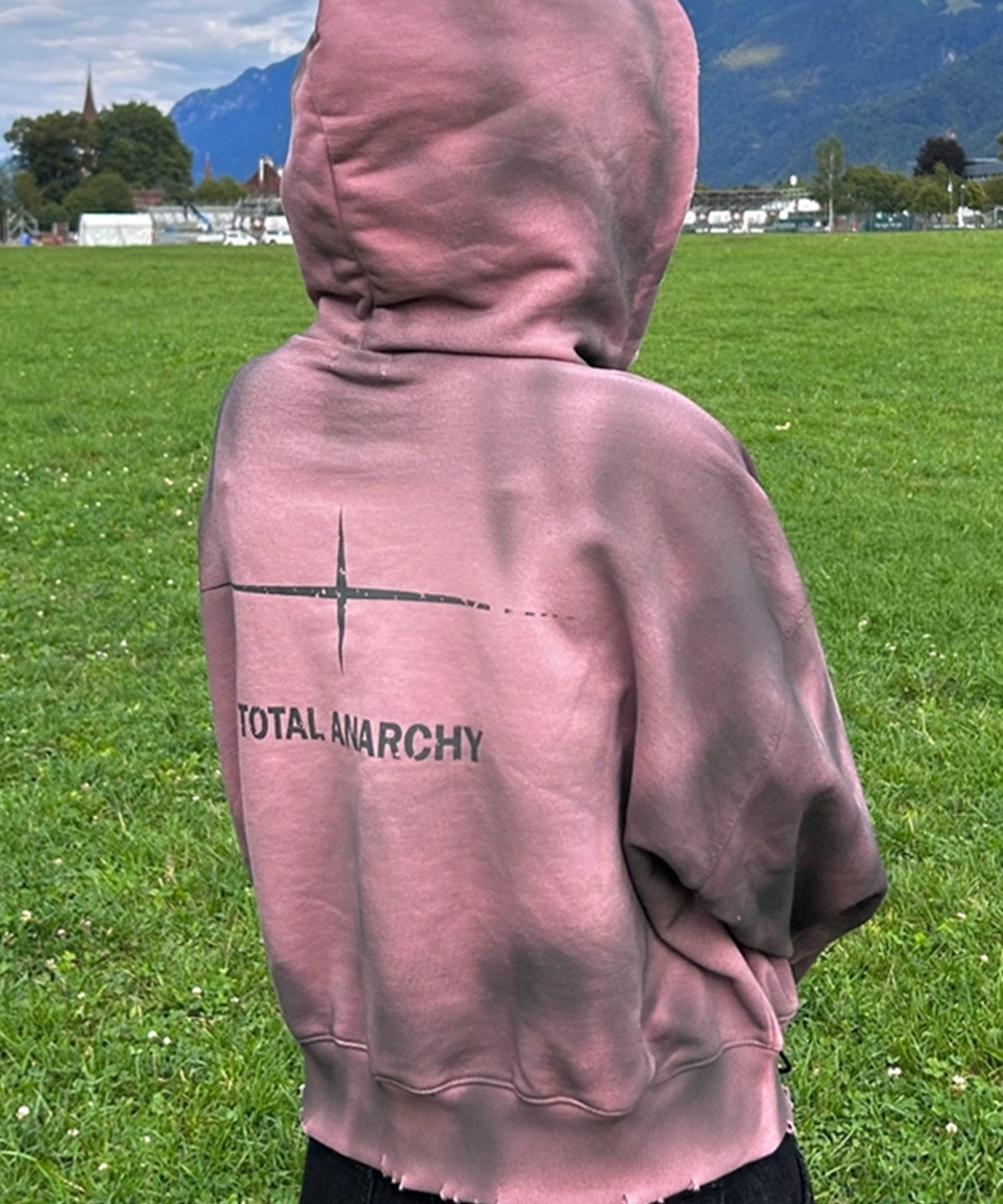 A'GEM/9 × .kom 『ARULE/アルール』TOTAL ANARCHY Cropped Zip Hoodie