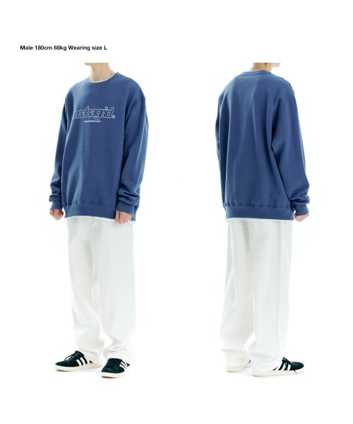 mahagrid/マハグリッド』THIRD LOGO CREWNECK/サードロゴクルーネック