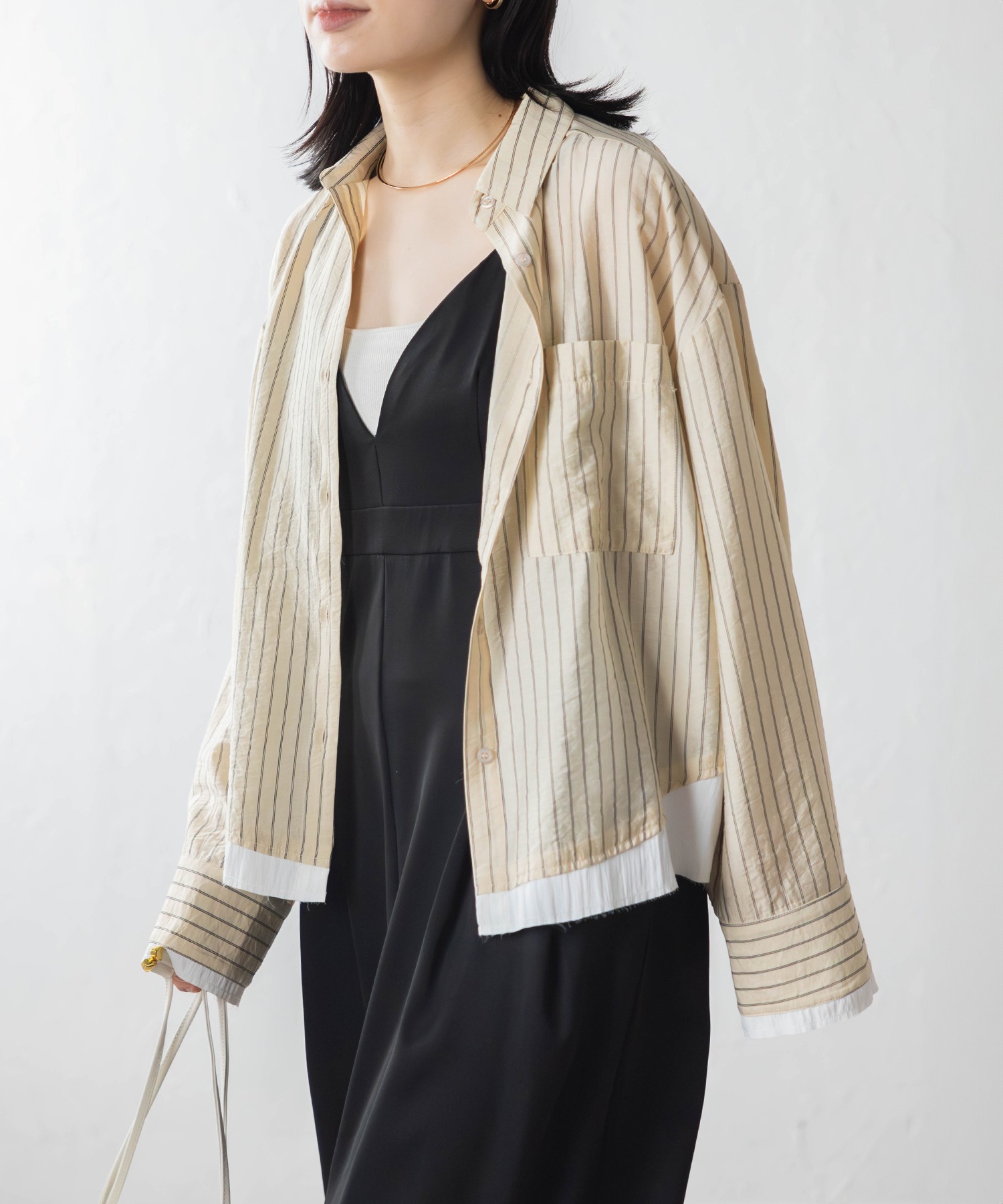 model：H157 着用サイズ：FREE