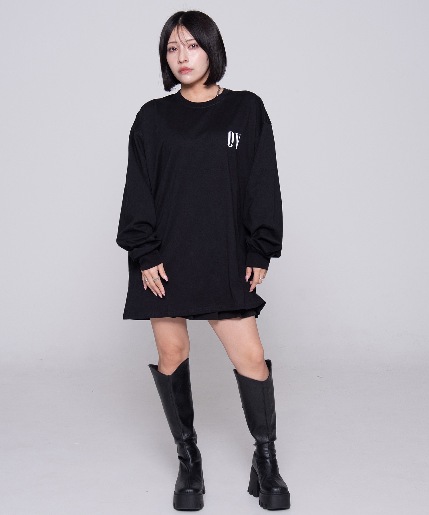 OY/オーワイ』 ROSE OPYD LONG SLEEVE/ローズデザインロゴ長袖