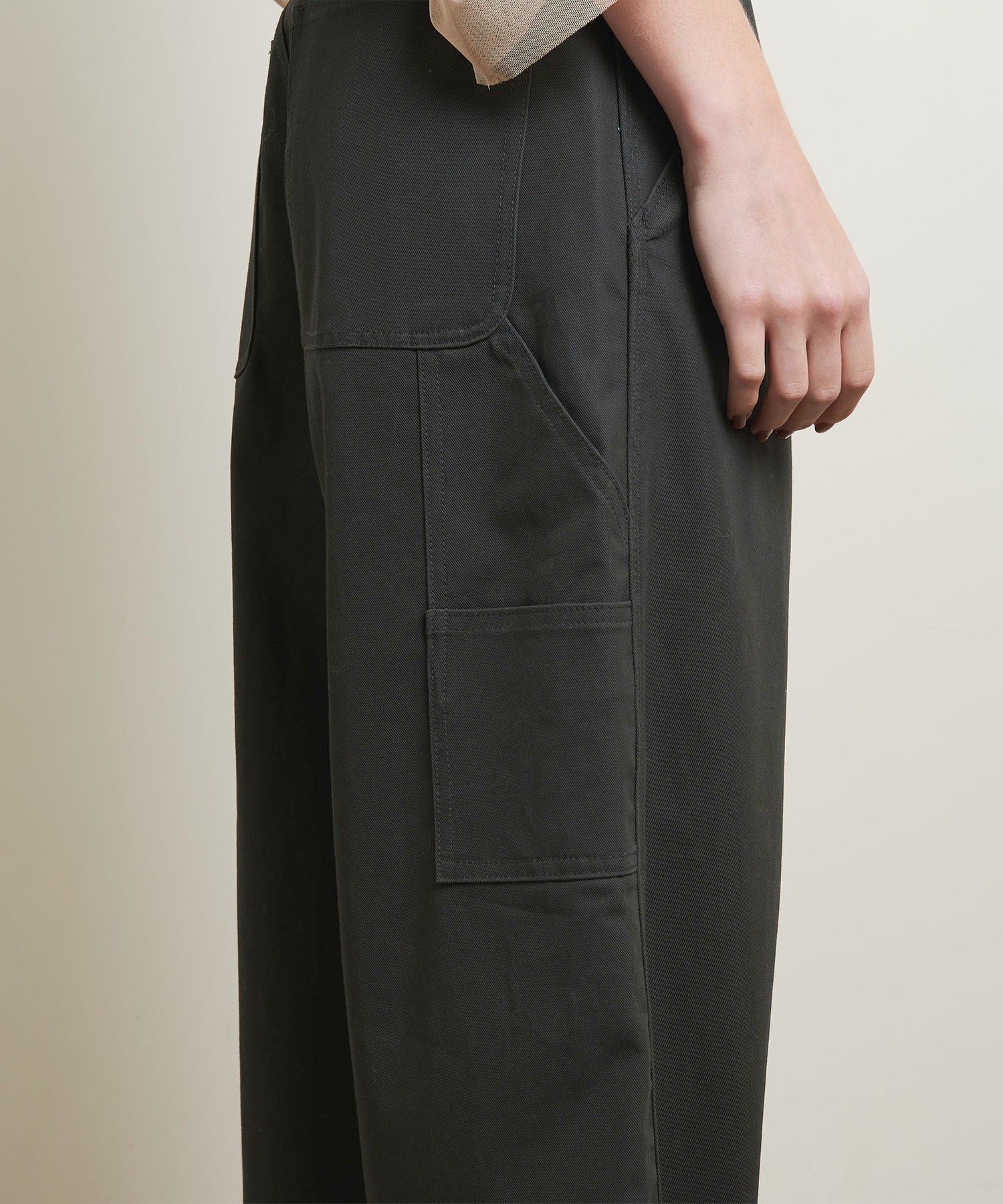 ATTISESSION＞コットン ツイル カービー ペインターパンツ