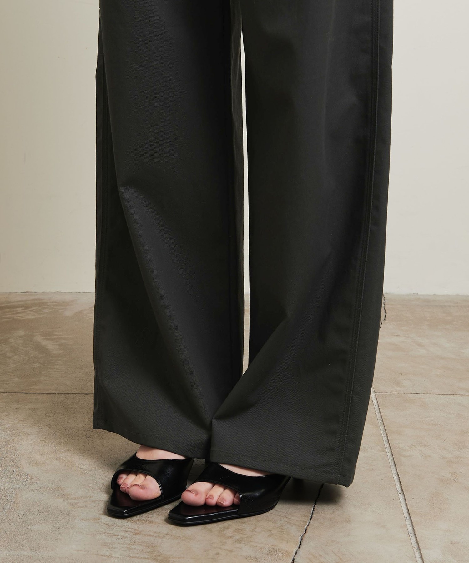 ATTISESSION＞コットン ツイル カービー ペインターパンツ