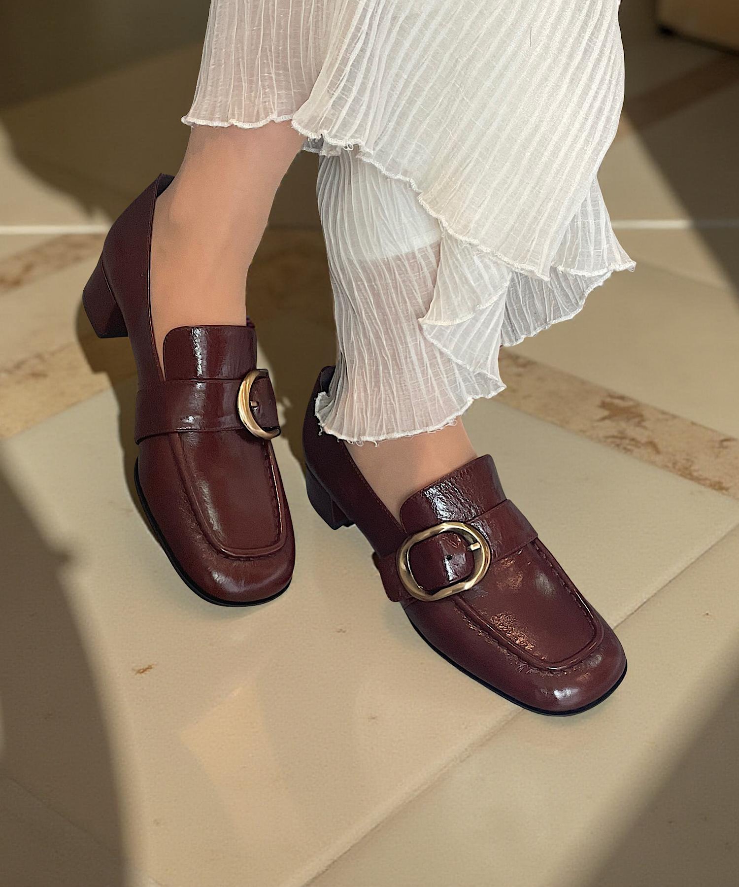 定価2万　JEFFREY CAMPBELL レディース　ヒール チャンキーヒールローファー Jeffrey Campbell│Jeffrey