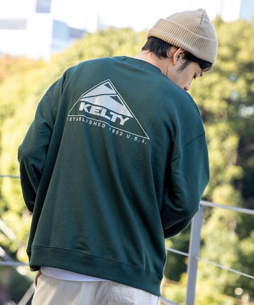 coen コーエン メンズ KELTY(ケルティ)別注裏毛クルーネックスウェット ケリー 送料無料