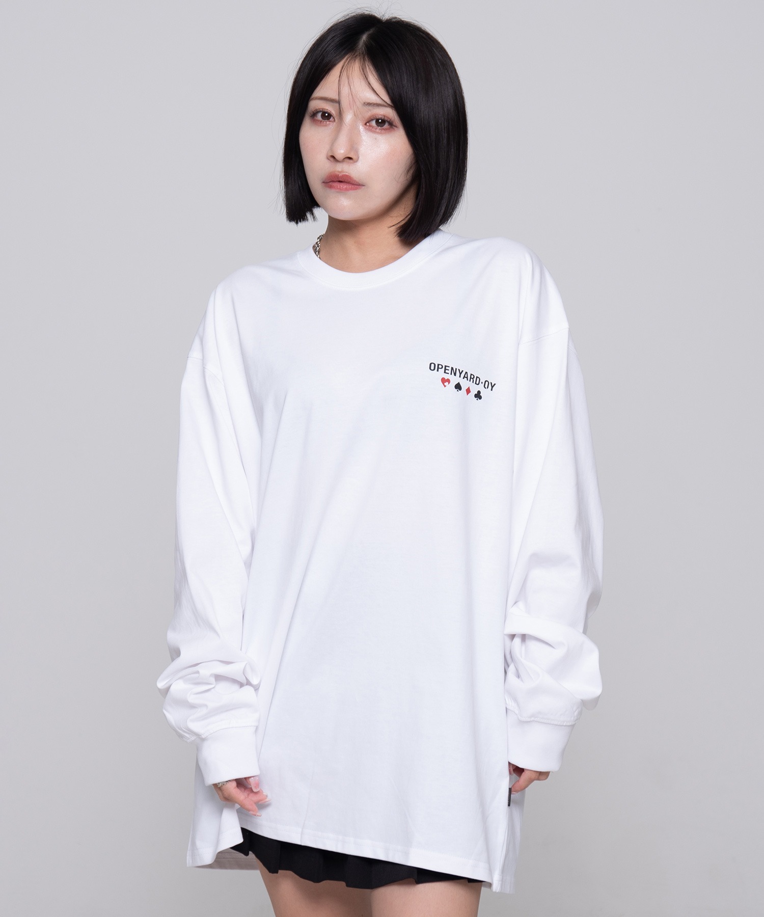 OY/オーワイ』 TRUMP CARD LONG SLEEVE/トランプカード長袖