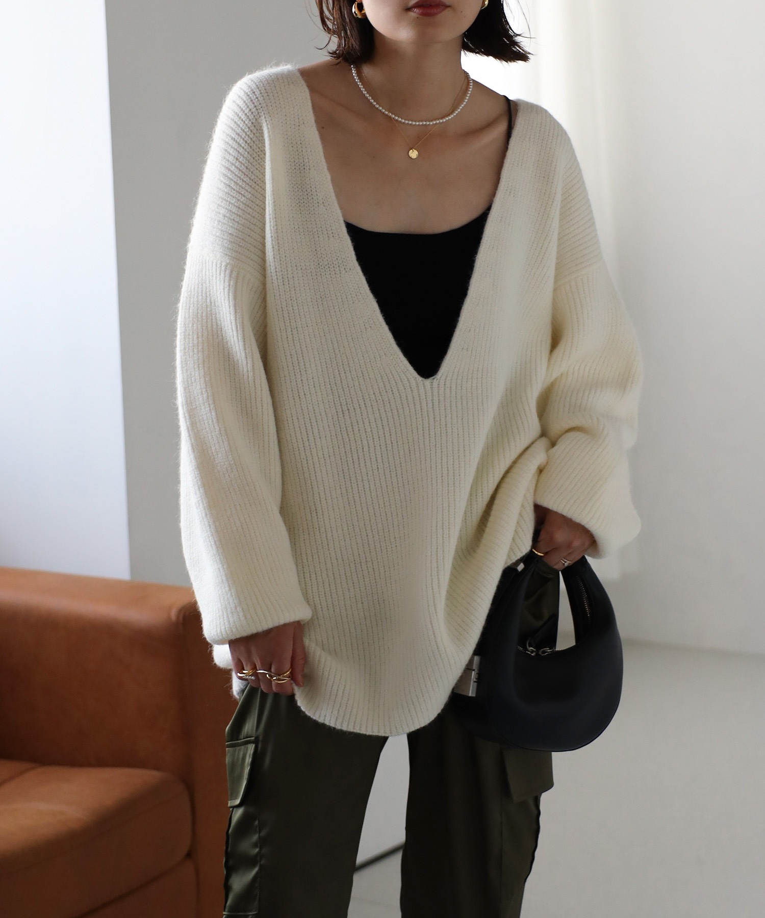 model：H158 着用サイズ：FREE