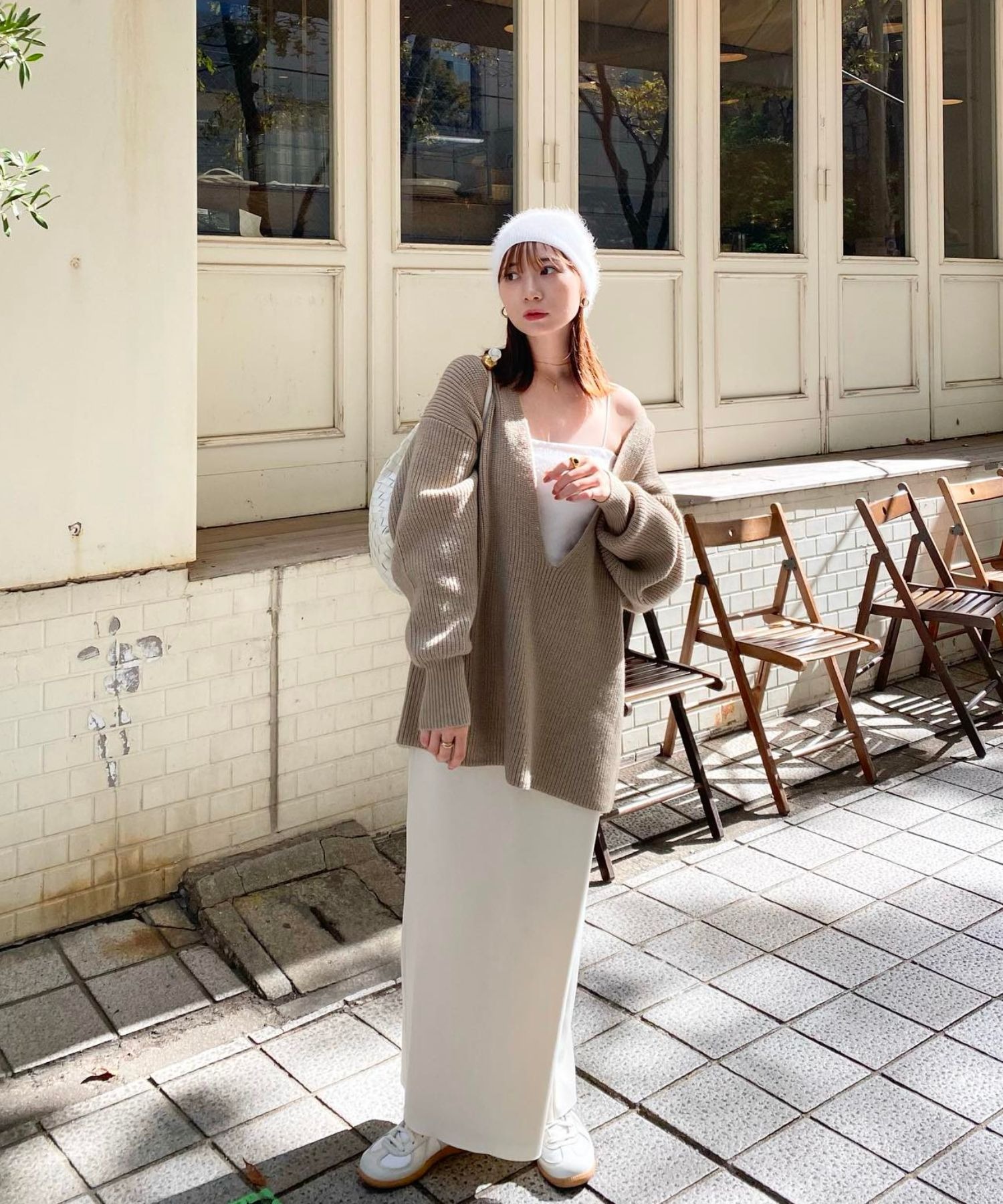 model：H160 着用サイズ：FREE