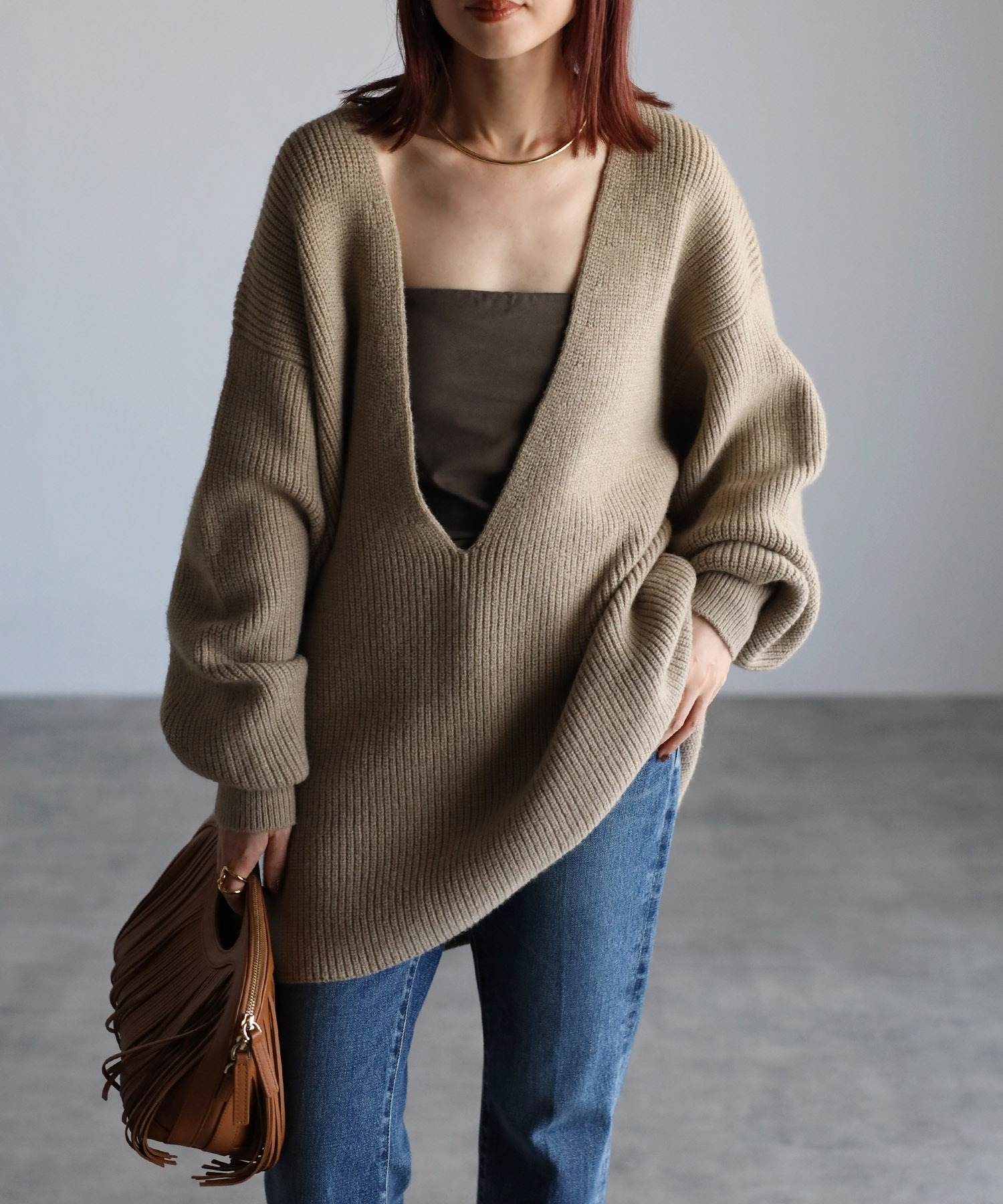 model：H158 着用サイズ：FREE