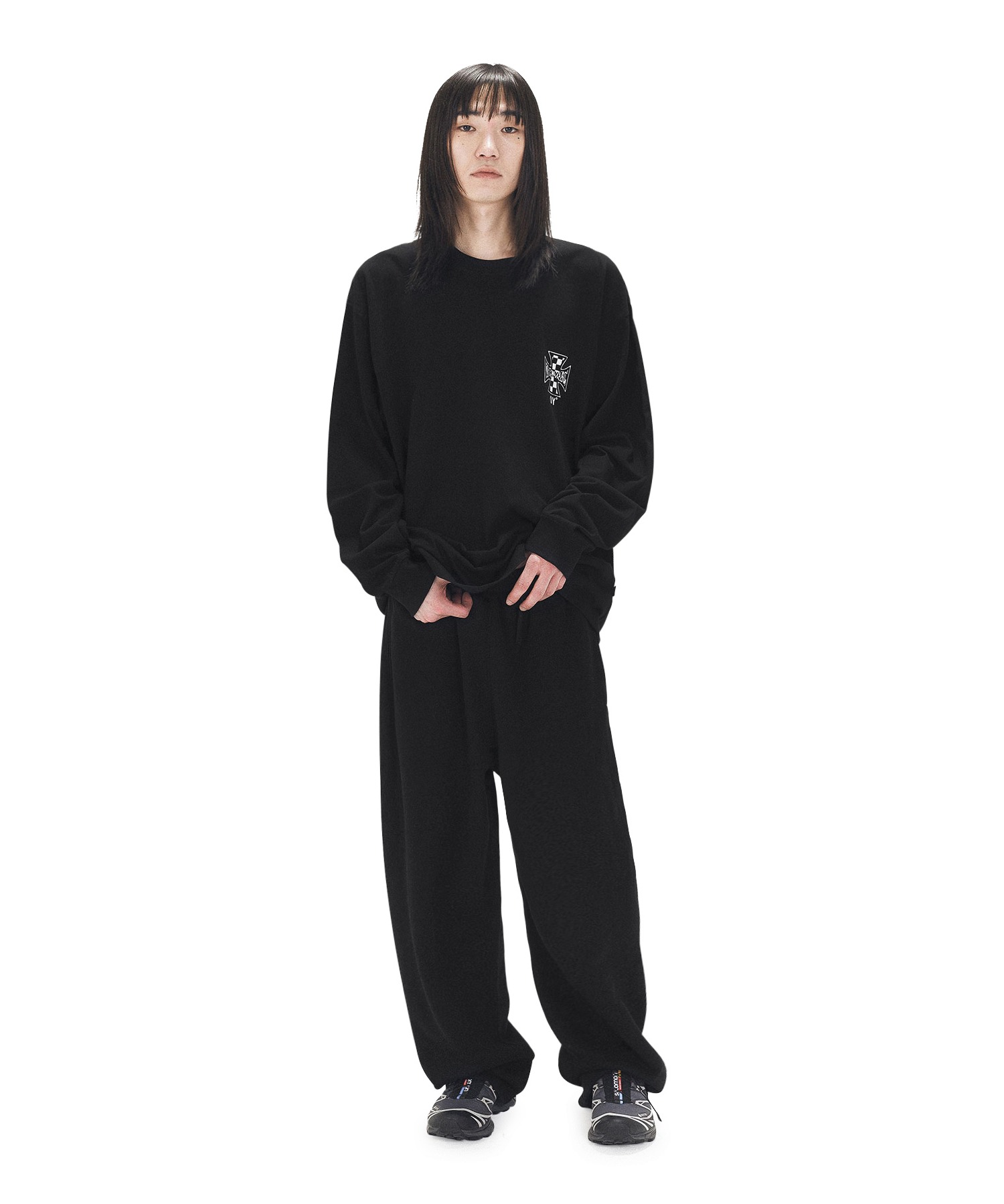 OY/オーワイ』 CHECK CROSS LONG SLEEVE/チェッククロス長袖