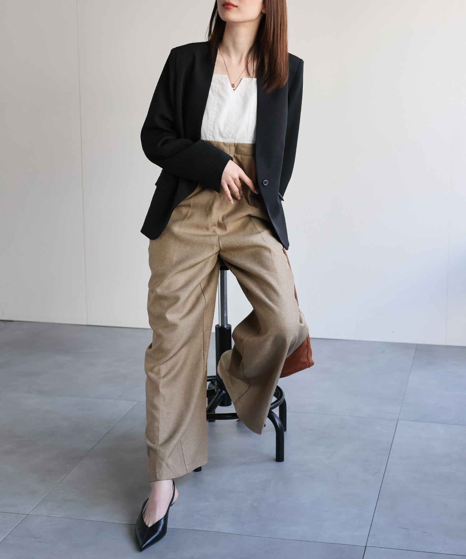 model：162cm 着用サイズ：Mサイズ