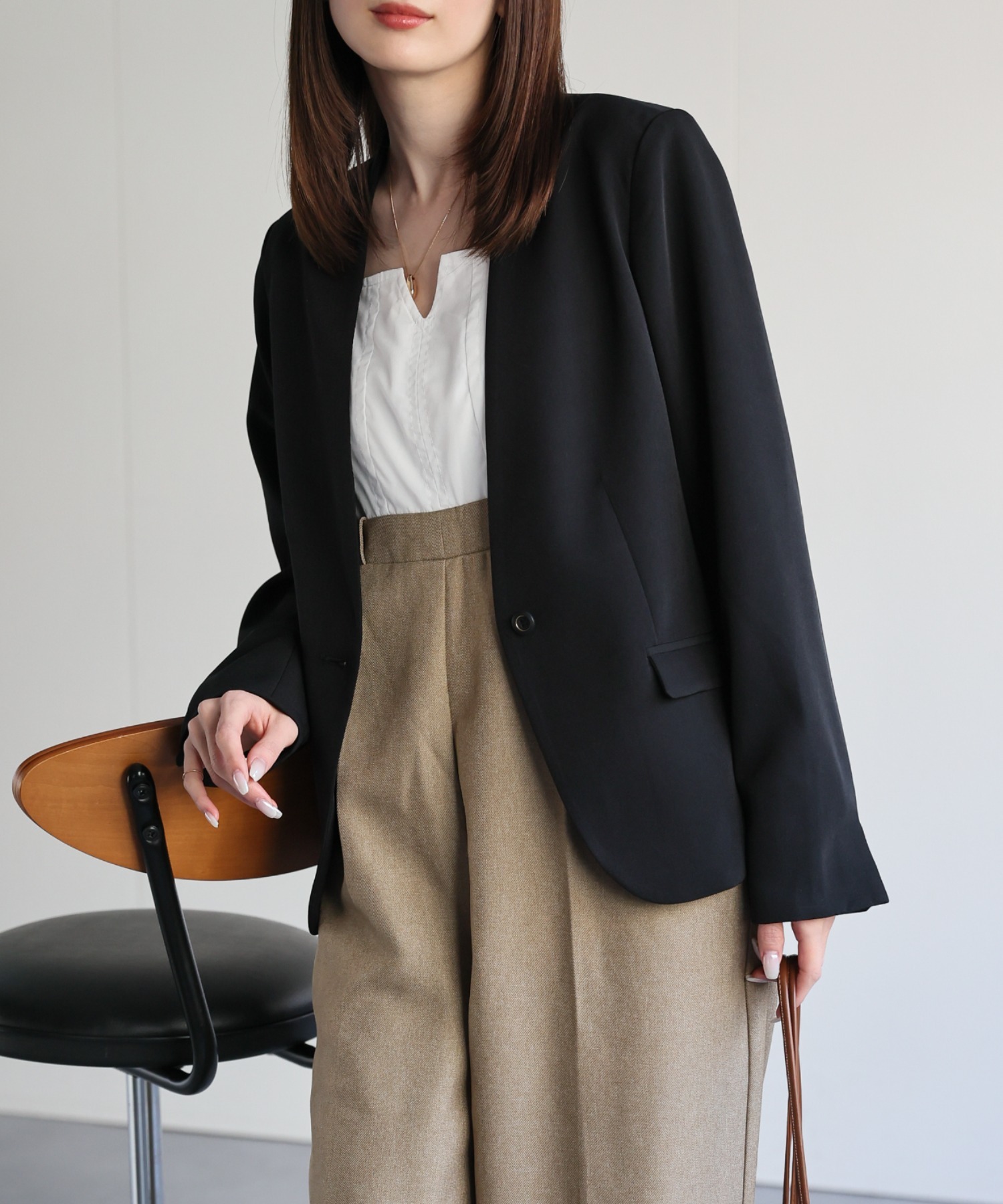 model：162cm 着用サイズ：Mサイズ