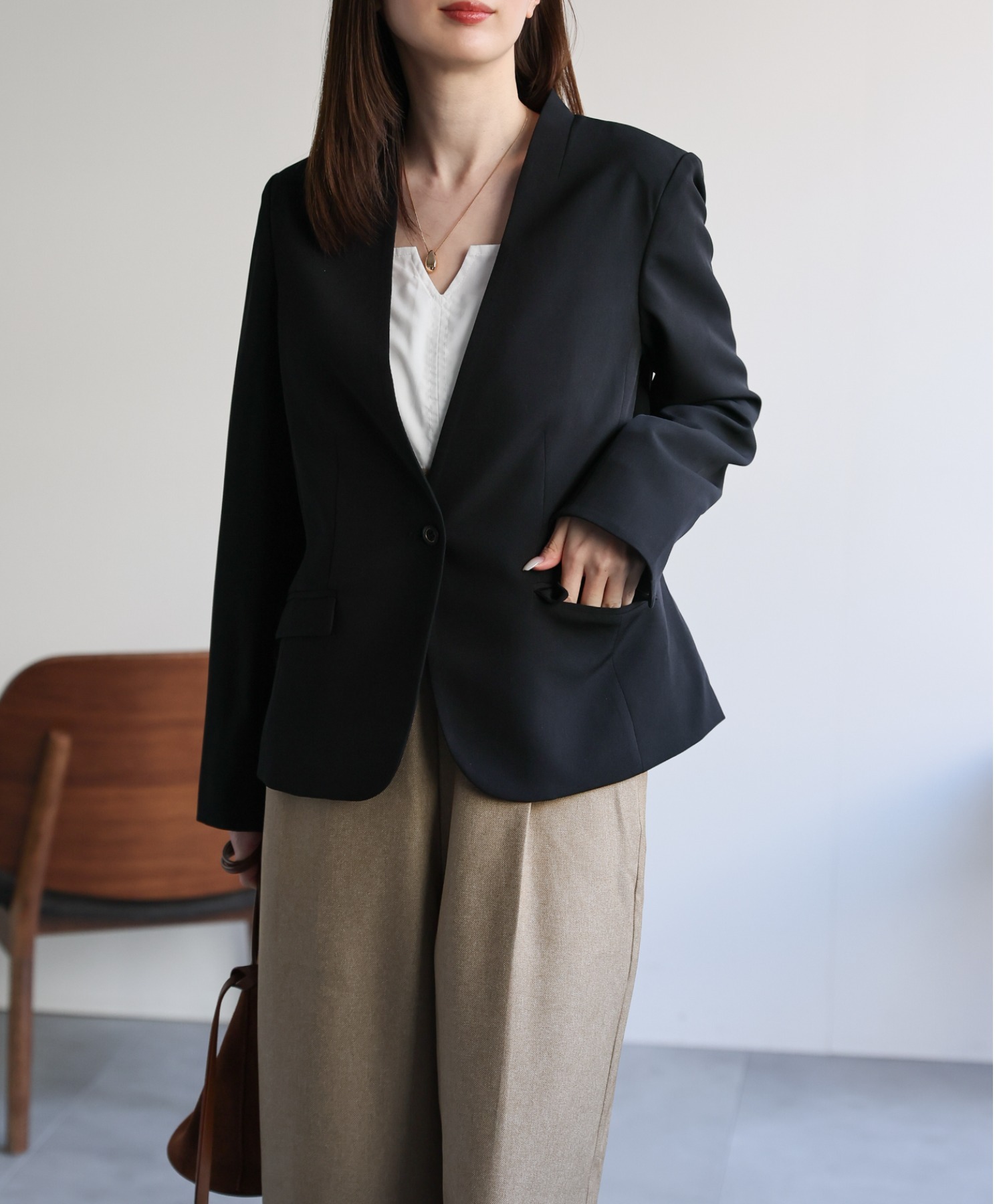 model：162cm 着用サイズ：Mサイズ